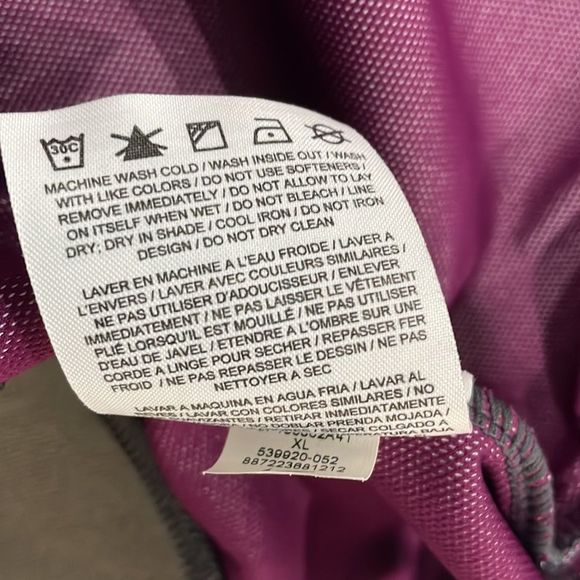 NIKExGYAKUSOU NWOT Women’s XL fits as a Large Running Zip Hoodie| Plum Purple - Picture 9 of 12
